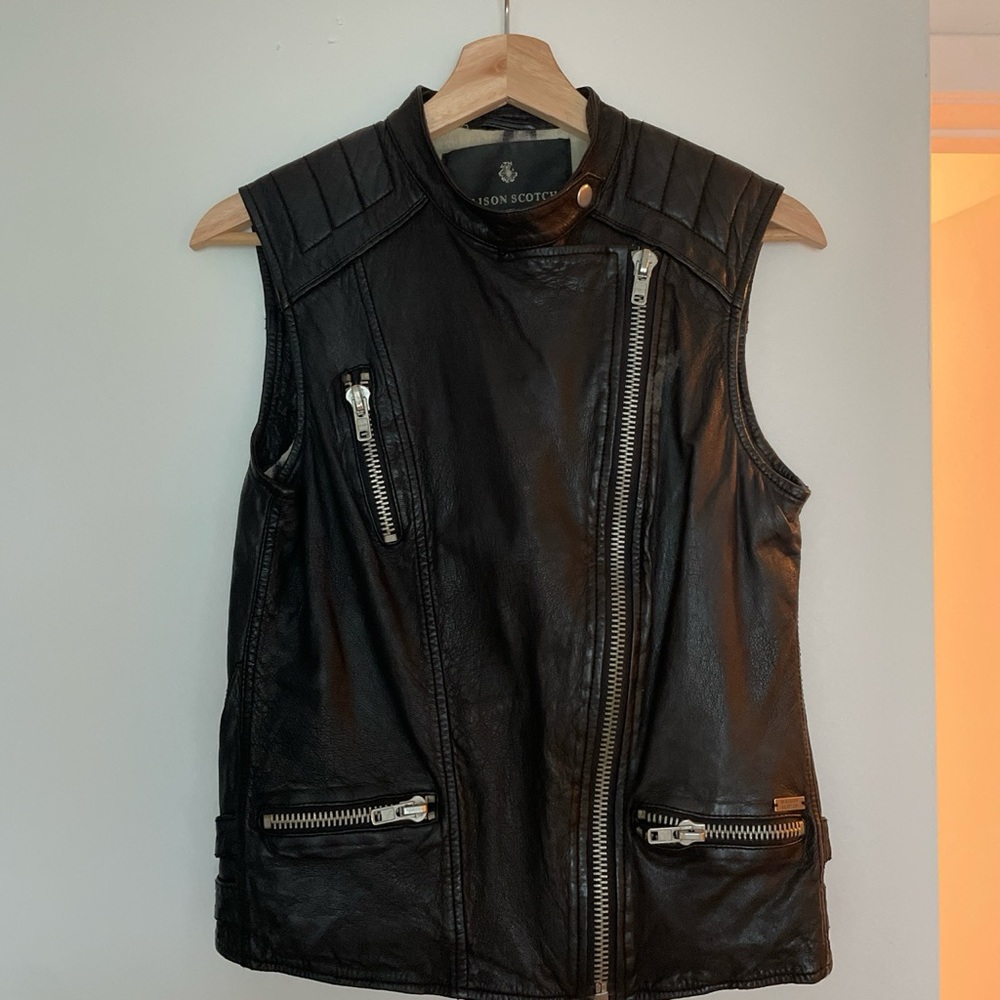 Scotch & Soda Maison Scotch Leather Vest